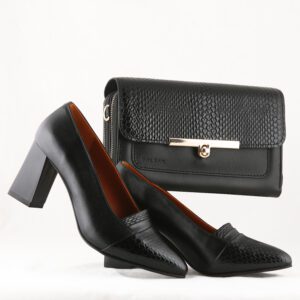 ست کیف و کفش زنانه مدل لیندا کد 912-TARA-MRV (هدیه و بسته بندی ویژه روز دختر)